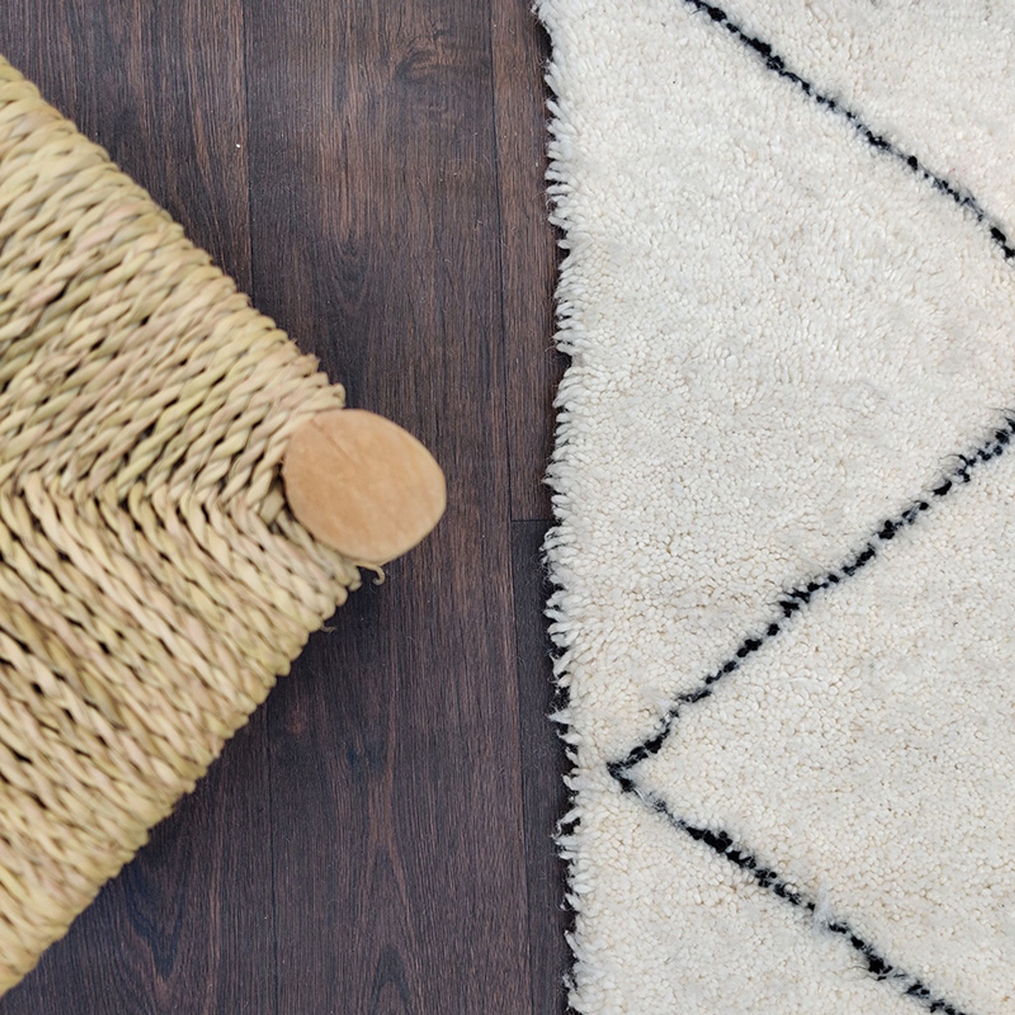 Beni Ourain diamond rug 160x260 cm