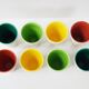 Suite of 8 glasses of Andrew Baud 1950 Vallauris