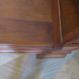 Antique trunk bench - Louis Philippe style - trunk seat - solid wood