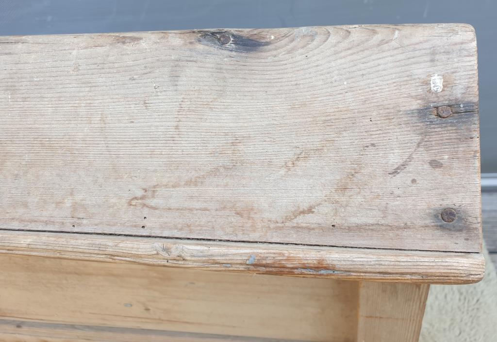 Cotentin church pew with missal door