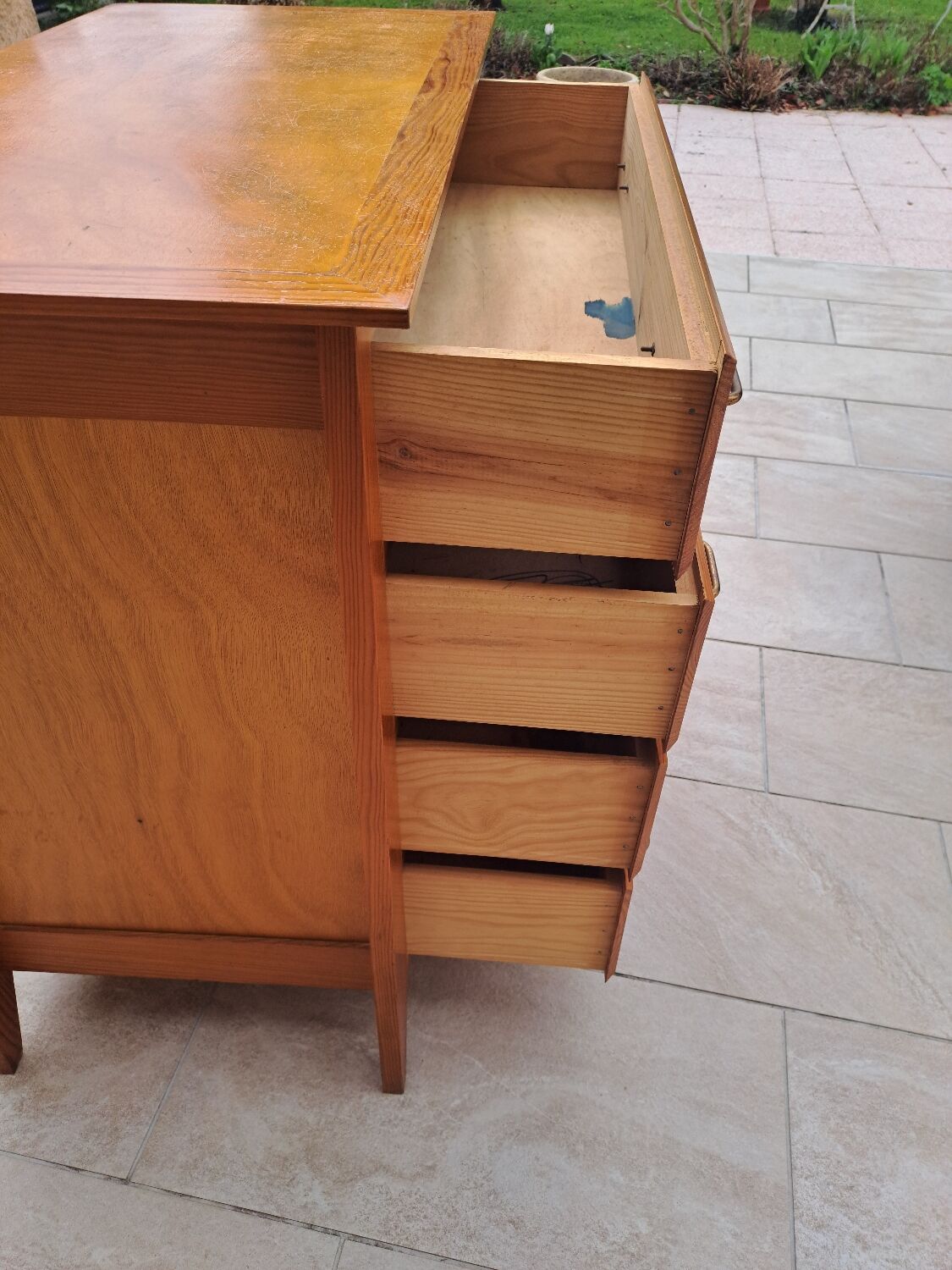 60s chest of drawers in pichpin and pine
