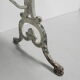 XL Garden table made in Paris, bistro table with granite top