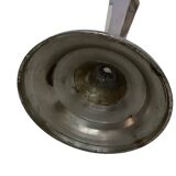 Pair of vintage silver metal candlesticks