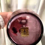 Liquor or drop service in hartzwiller crystal of purple color