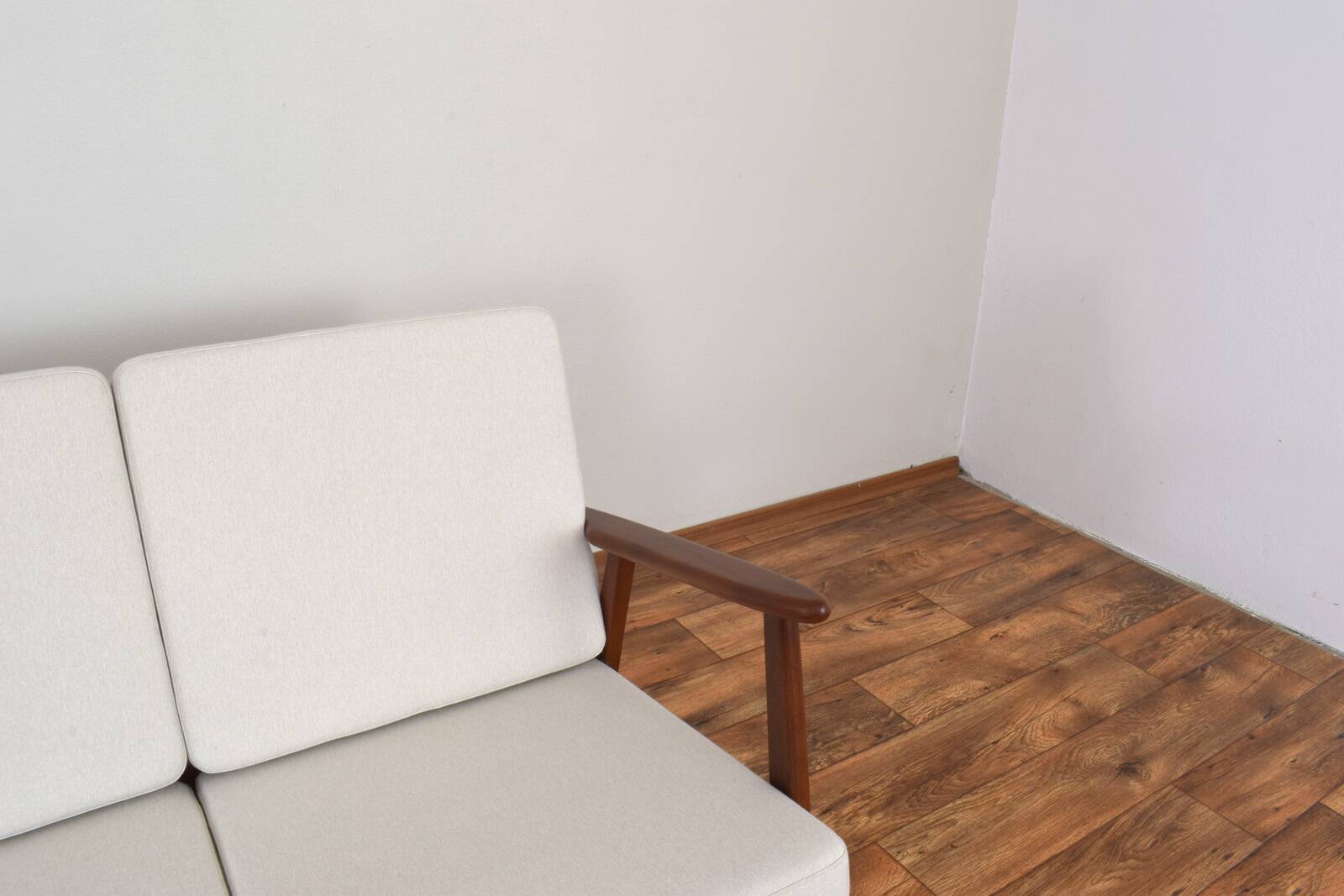 Mid-Century Danish Teak Two-Seater Sofa, 1960s.