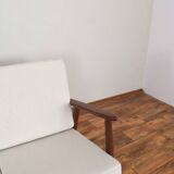 Mid-Century Danish Teak Two-Seater Sofa, 1960s.