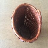 Owl wicker basket