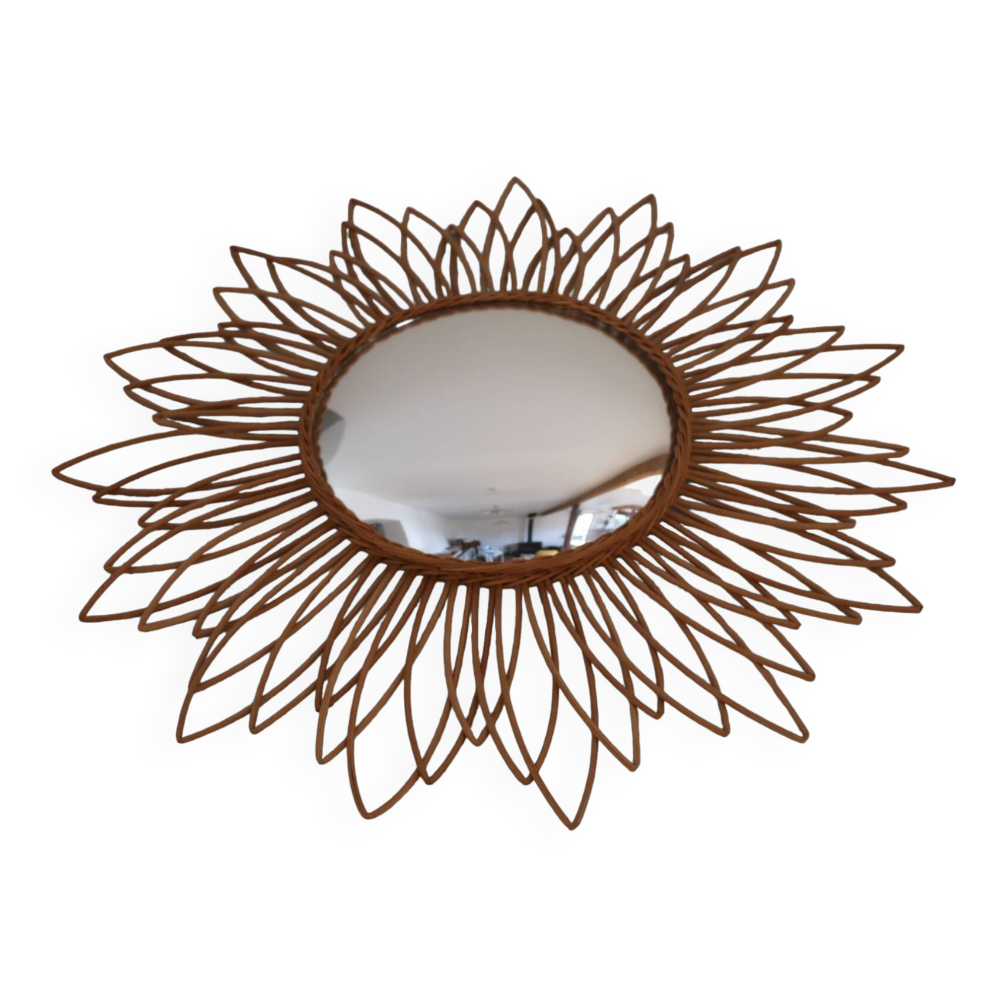 Rattan witch mirror 600mm