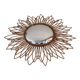 Miroir sorcière rotin 600mm
