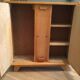 Vintage doll wardrobe cabinet