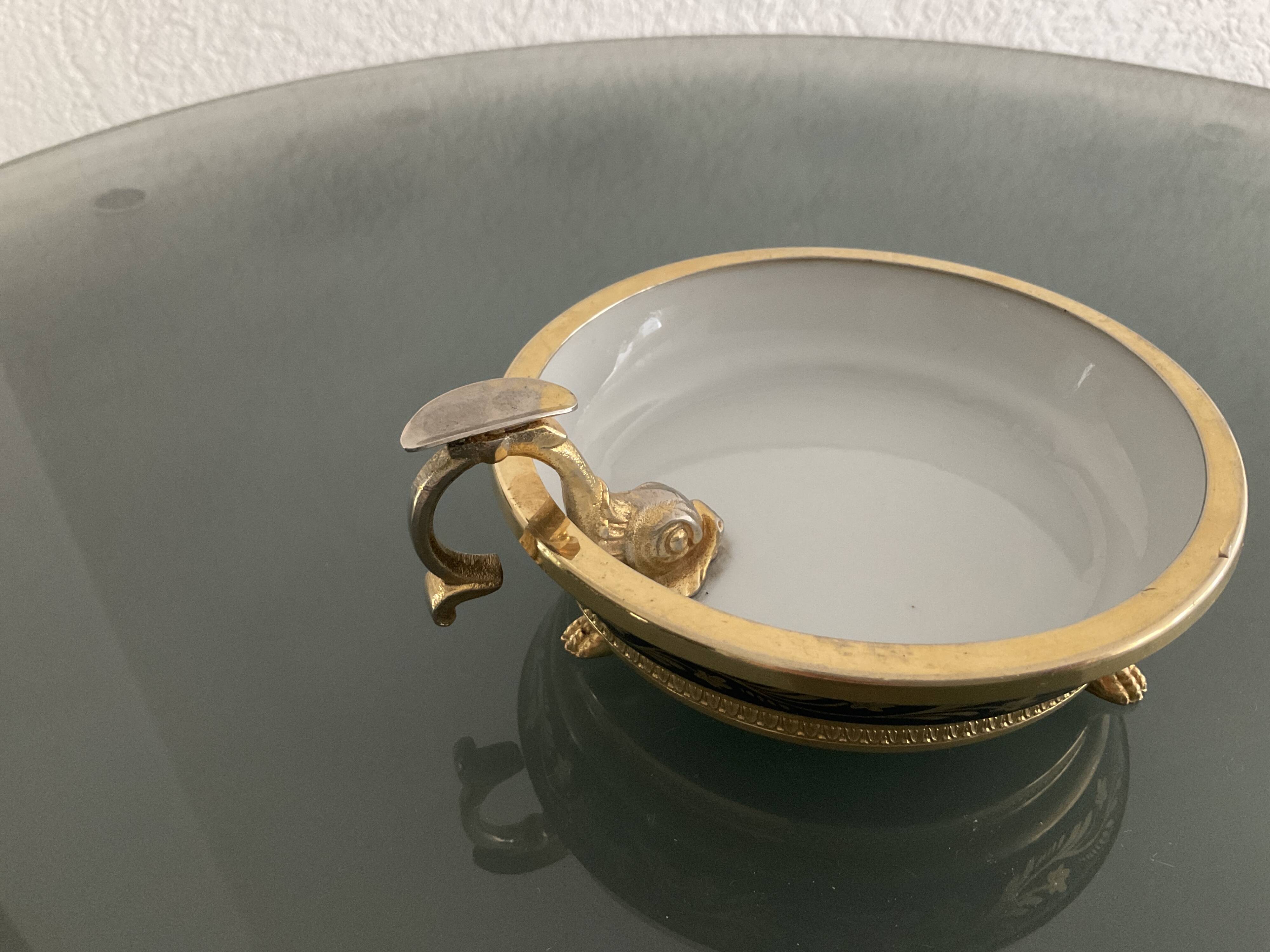 Limoges porcelain ashtray