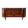Louis XVI style sideboard in flame mahogany veneer.