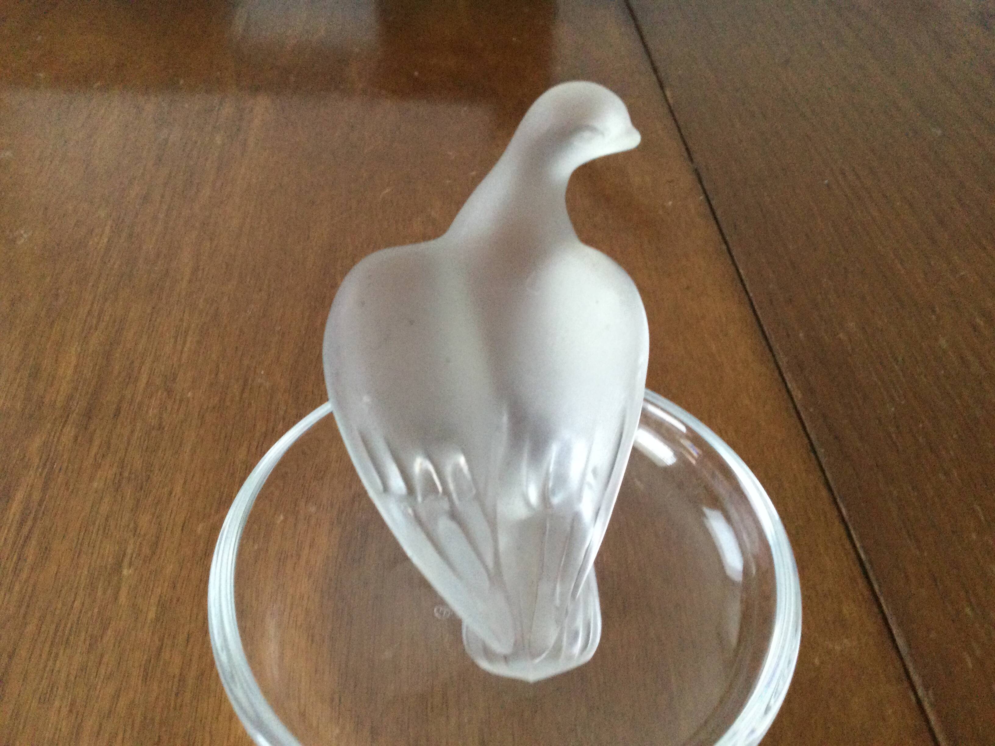 Crystal ring sizer from Lalique