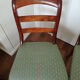 Pair of old time Chair mahogany restoration. 19th.
