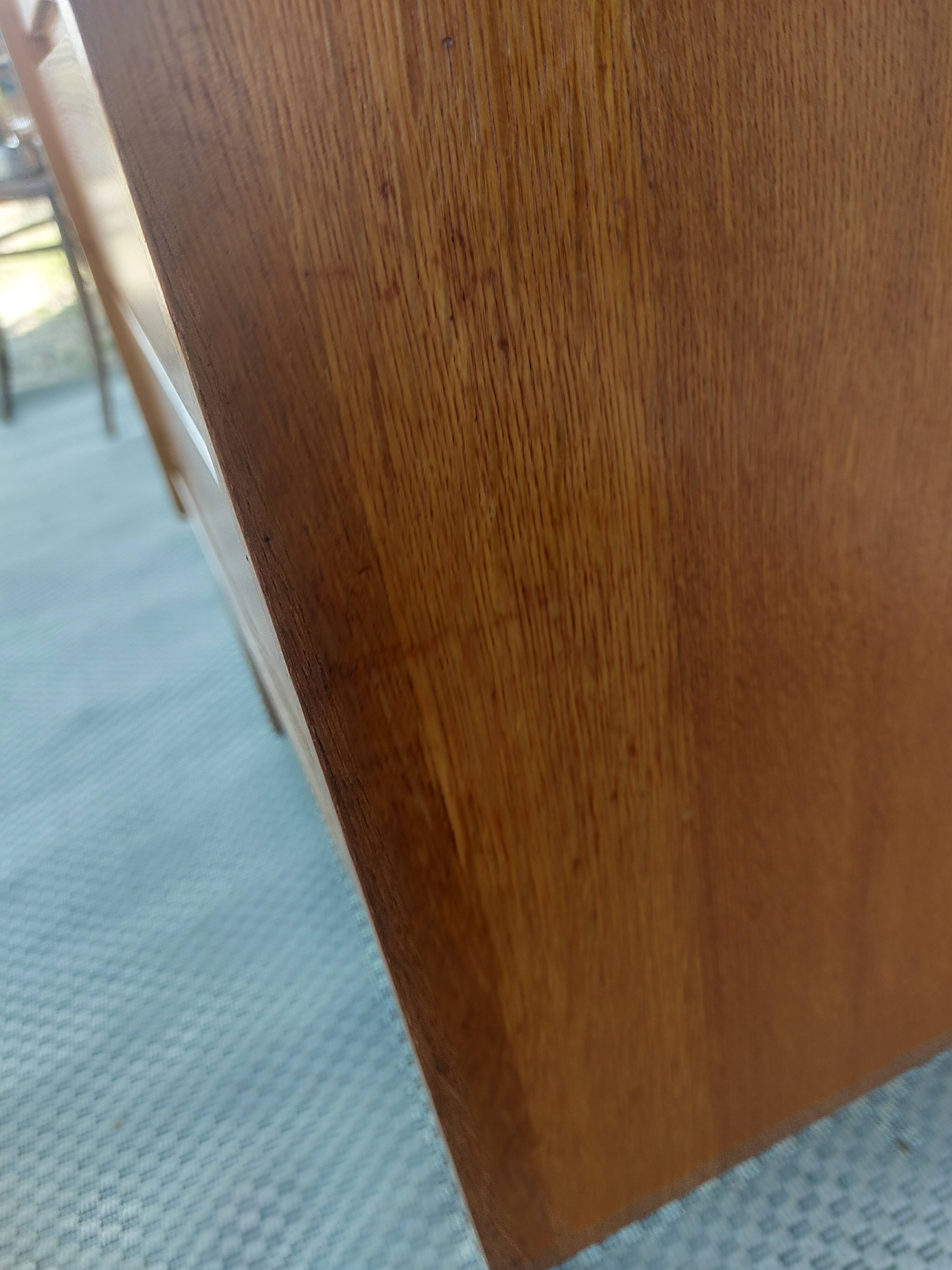 vintage chest of drawers, 60s-70s, "hidden" handles