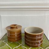 Pots en céramique beurrier