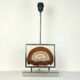 Agate and chrome lamp
