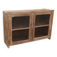 Buffet vitré en bois ancien