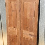 Arched (rounded) Pine Door with Two Leaves - Late 19th Century