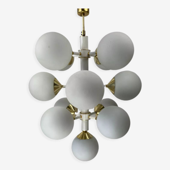 Atomic sputnik space age chandelier 1960s