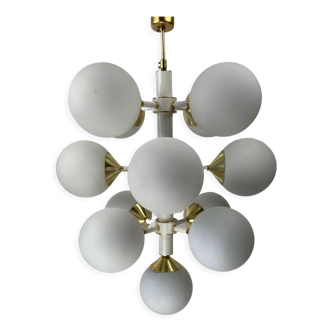 Atomic sputnik space age chandelier 1960s