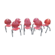 8 chairs stacking 90s