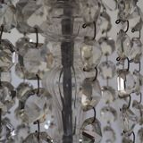 Napoleon III chandelier with crystal pendants, signed Portieux 19th century