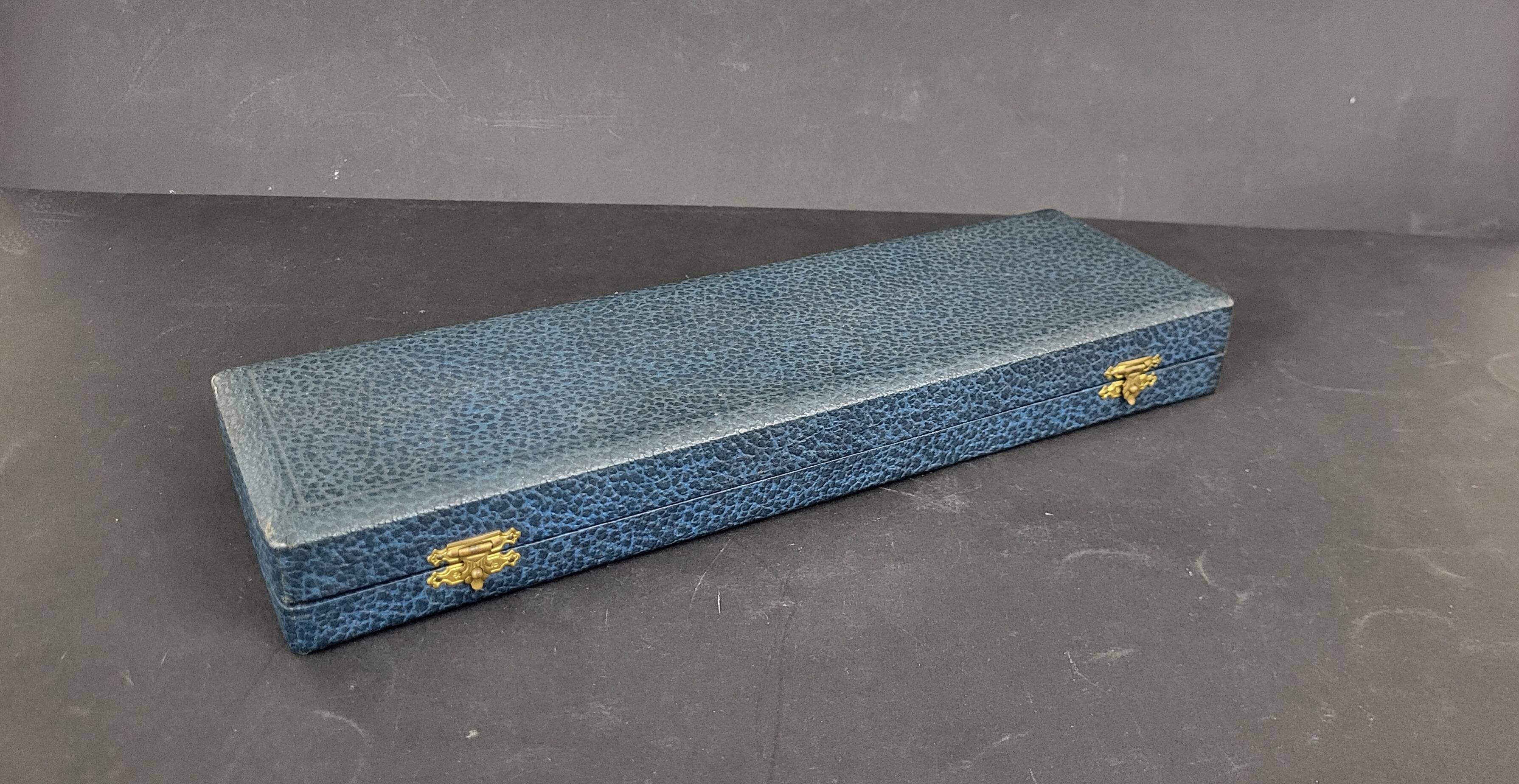 Art Deco Silver Salad Servers (Minerva Hallmark)