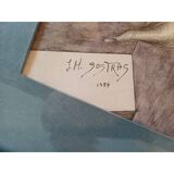 Lithograph by J.M. Sostras, 1984