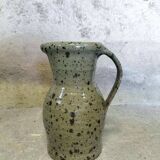 Stoneware pitcher by Gustave Tiffoche