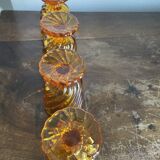 Baccarat amber glasses