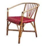 Children's rattan chair