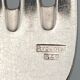 Menagere art deco metal silver 36 pieces silver halberd head