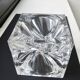 Daum france, rare cendrier cube "roc22", vers 1975, tbe
