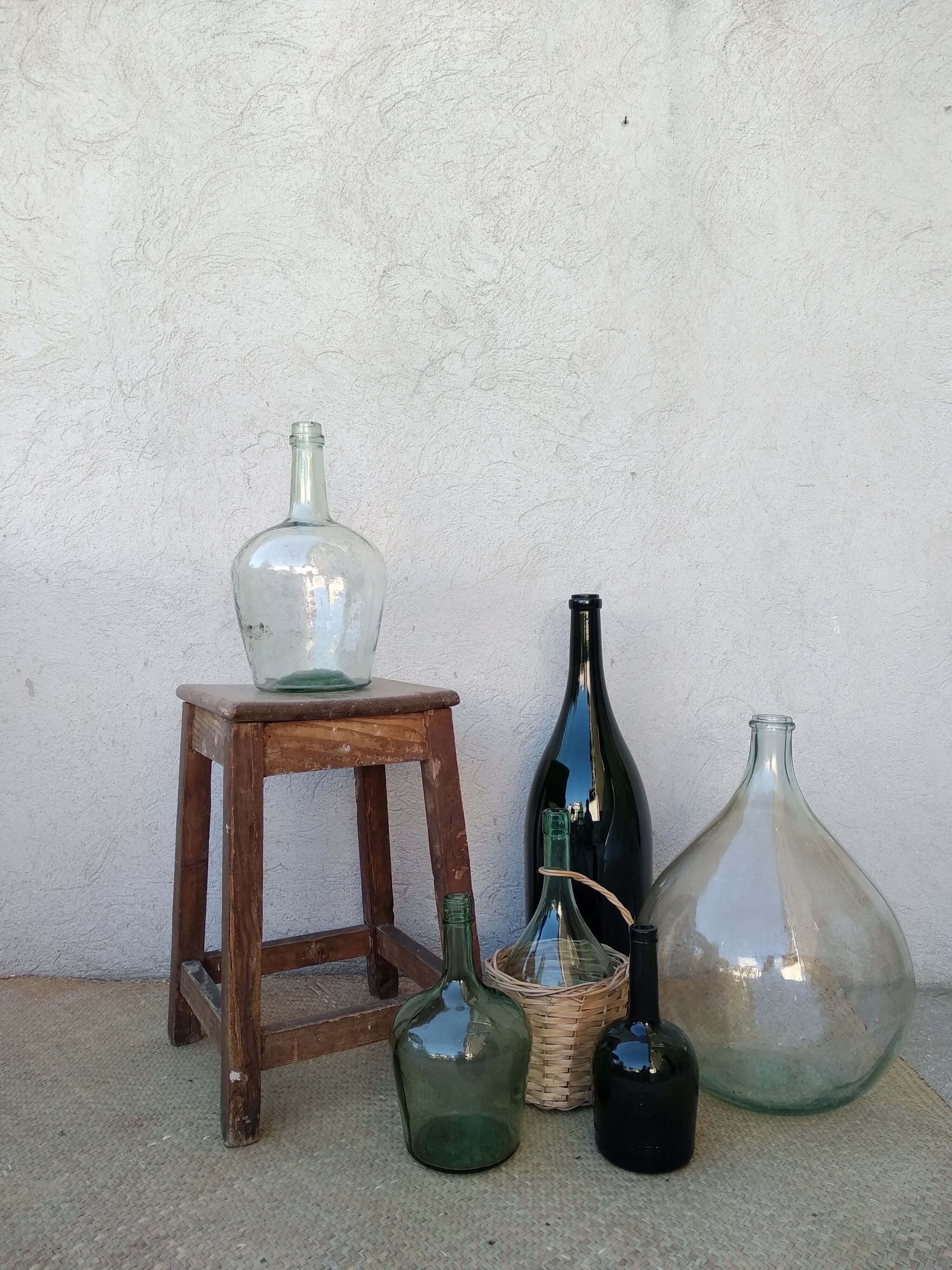 Dame-jeanne 4 litres vert clair