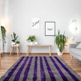 Moroccan carpet grey