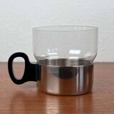 Ensemble de verres à thé et plateau allemands du milieu du siècle moderne de WMF, années 1960, lot de 7