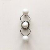 Chrome ceiling or wall lamp Space Age by Gaetano Sciolari for Leola, Germany, 1970s, set of 2