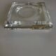 Plexiglas pocket emptier with brass and nickel silver surround, 1975, in the style of Pergay