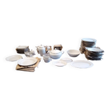 Limoge porcelain table and coffee service set