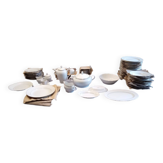 Limoge porcelain table and coffee service set