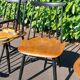 5 chaises Asko Finlande scandinave années 60