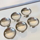 Set of 6 vintage Guy Degrenne stainless steel ice cream or sorbet cups