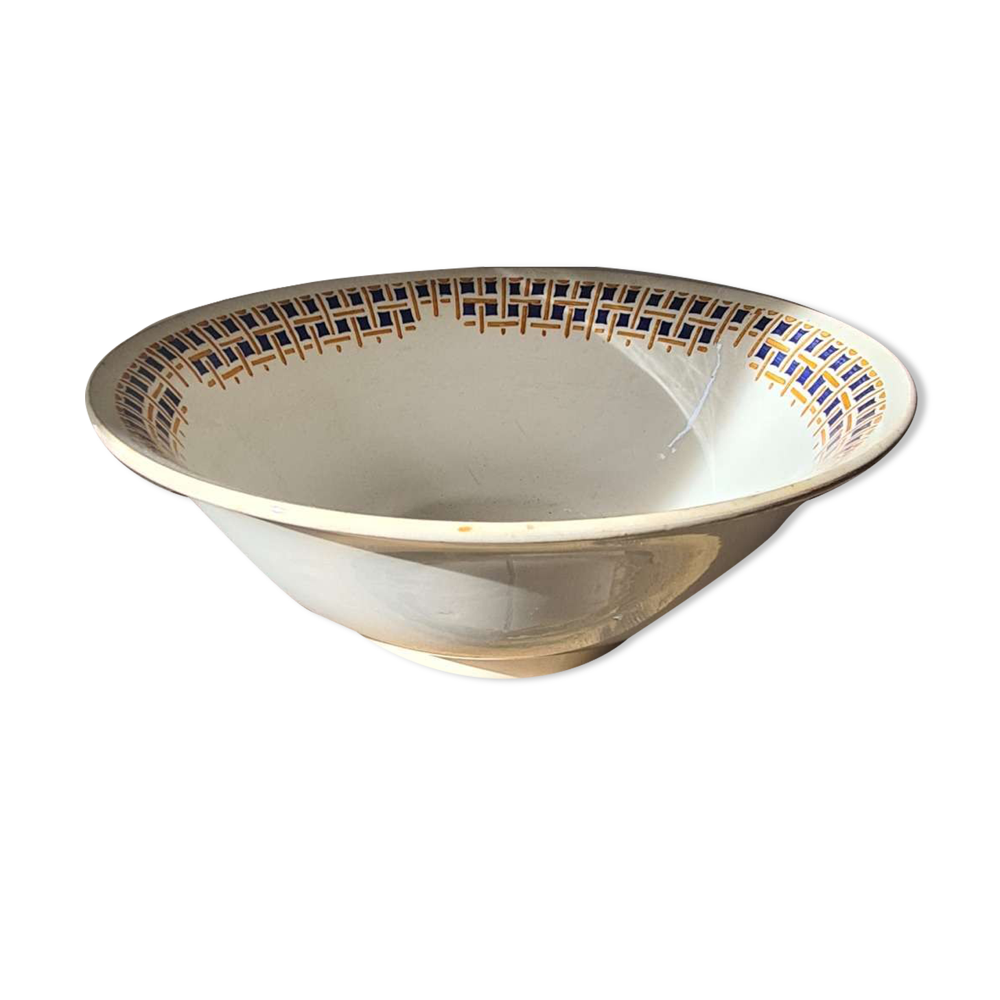 Salad bowl Givors earthenware