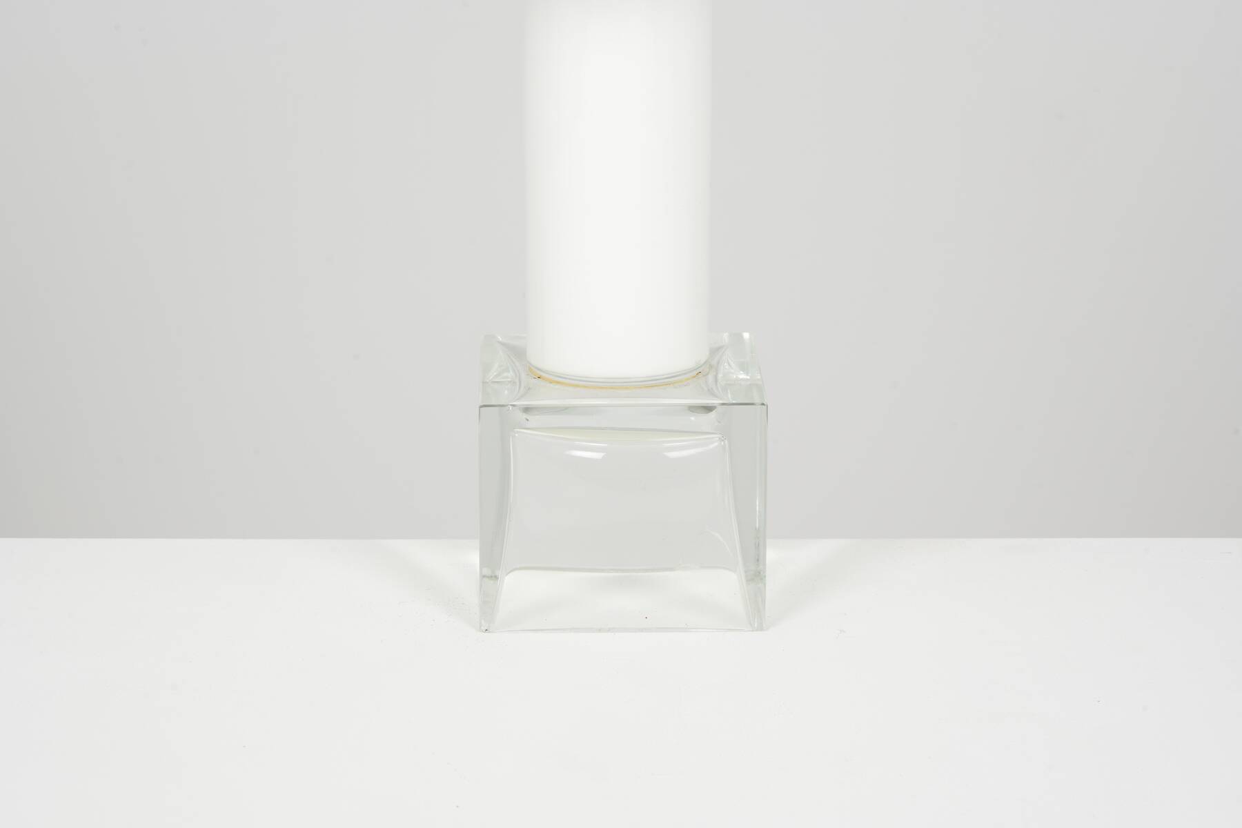 Vase Italien en verre circa 1980
