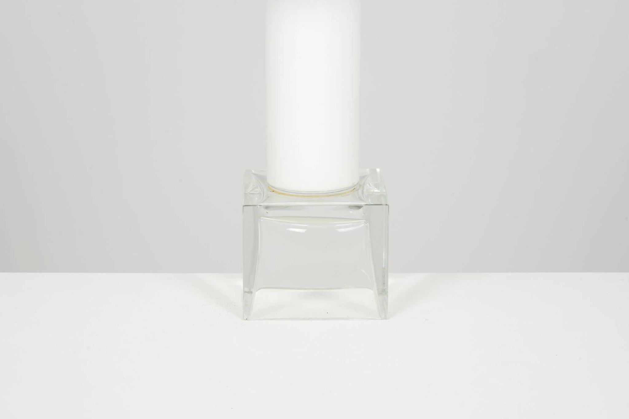 Italian glass vase circa 1980