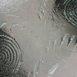 Glass & steel coffee table by Heinz Lilienthal