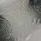 Table basse en verre et acier par Heinz Lilienthal