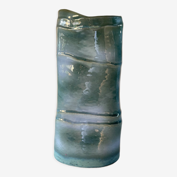 Vase vintage en céramique modèle roseau Virebent