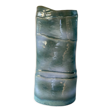 Vase vintage en céramique modèle roseau Virebent